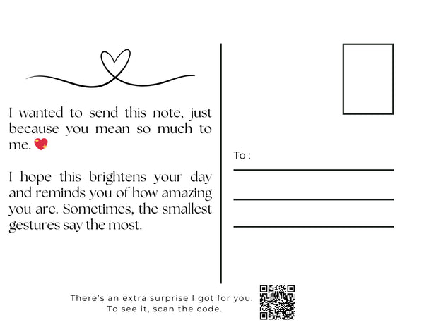 PROMOTIONAL POST CARD Maxus Beauty 