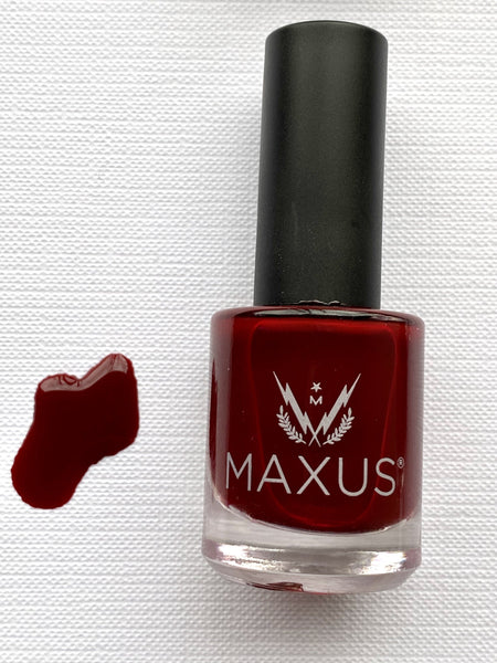 Admired nail polish - rich, lustful bordeaux Nail Lacquer Maxus Nails 