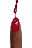 Inspired nail polish - rich boldly energetic primary red Nail Lacquer Maxus Nails 