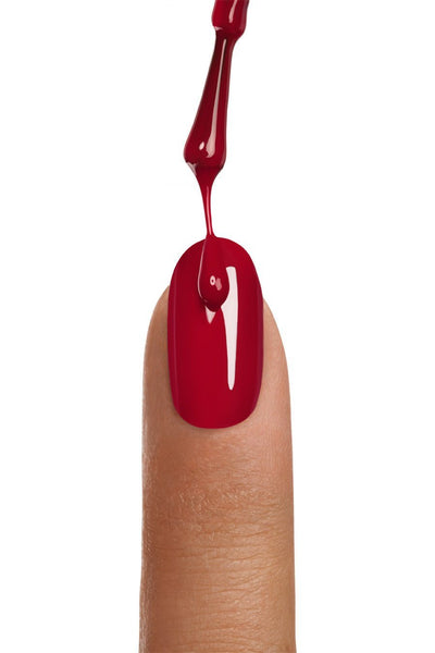 Inspired nail polish - rich boldly energetic primary red Nail Lacquer Maxus Nails 